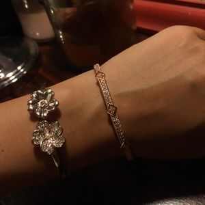 Two Rose Gold Bracelets